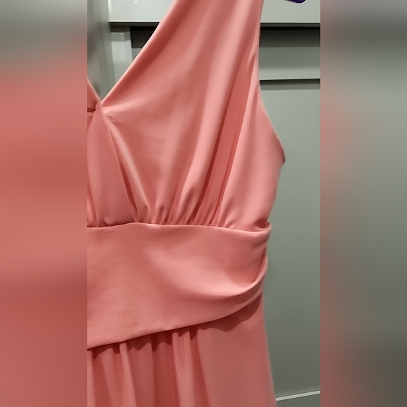 Star Vixen Stretchy Coral Sleeveless Dress - Picture 3 of 6